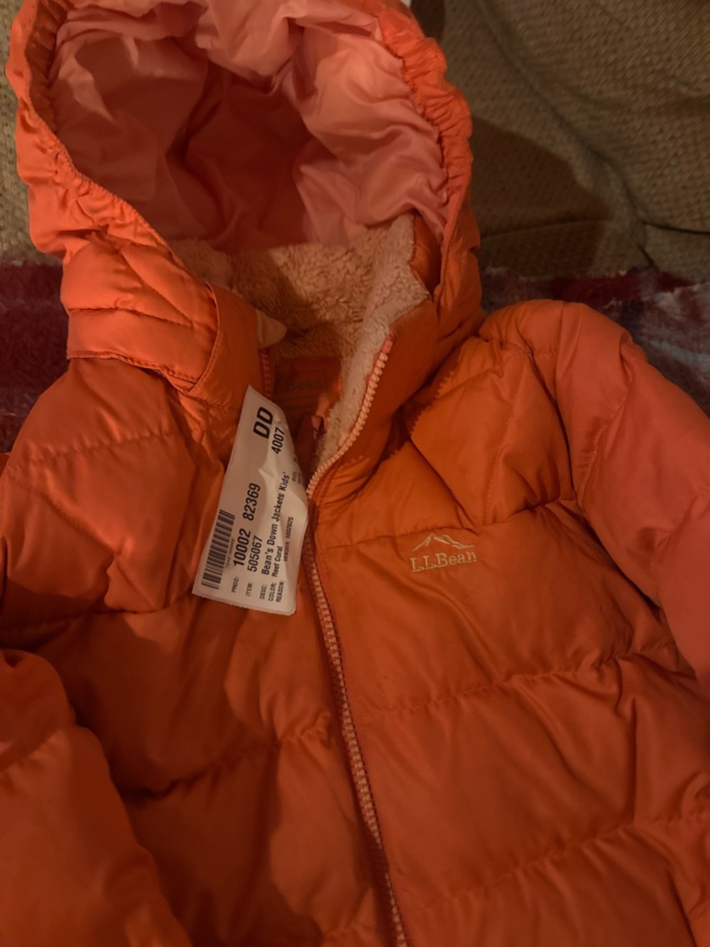 NEW L.L. Bean 650 Down Jacket size 10-12
